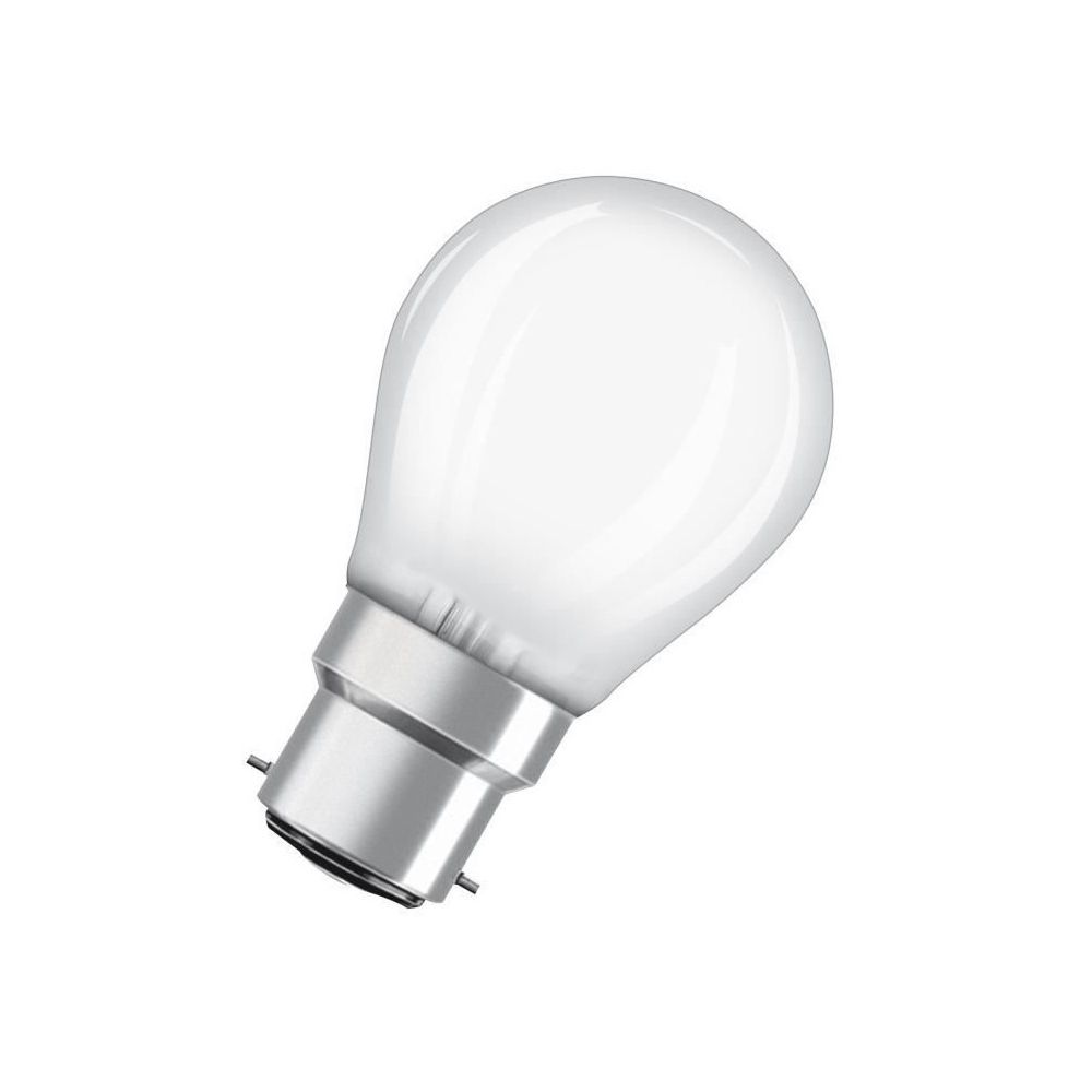 Osram - OSRAM Ampoule LED B22 sphérique dépolie 4,5 W équivalent a 40 W blanc chaud dimmable - Ampoules LED