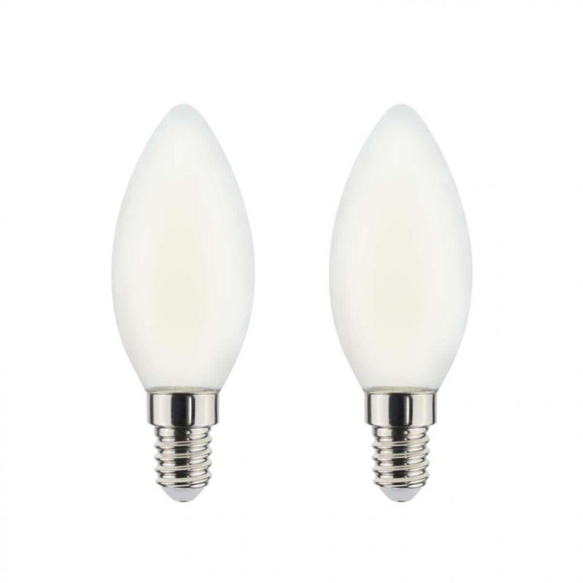 Xxcell - Ampoule LED Filament XXCELL Flamme Dépolie - E14 équivalent 40W x2 - Ampoules LED