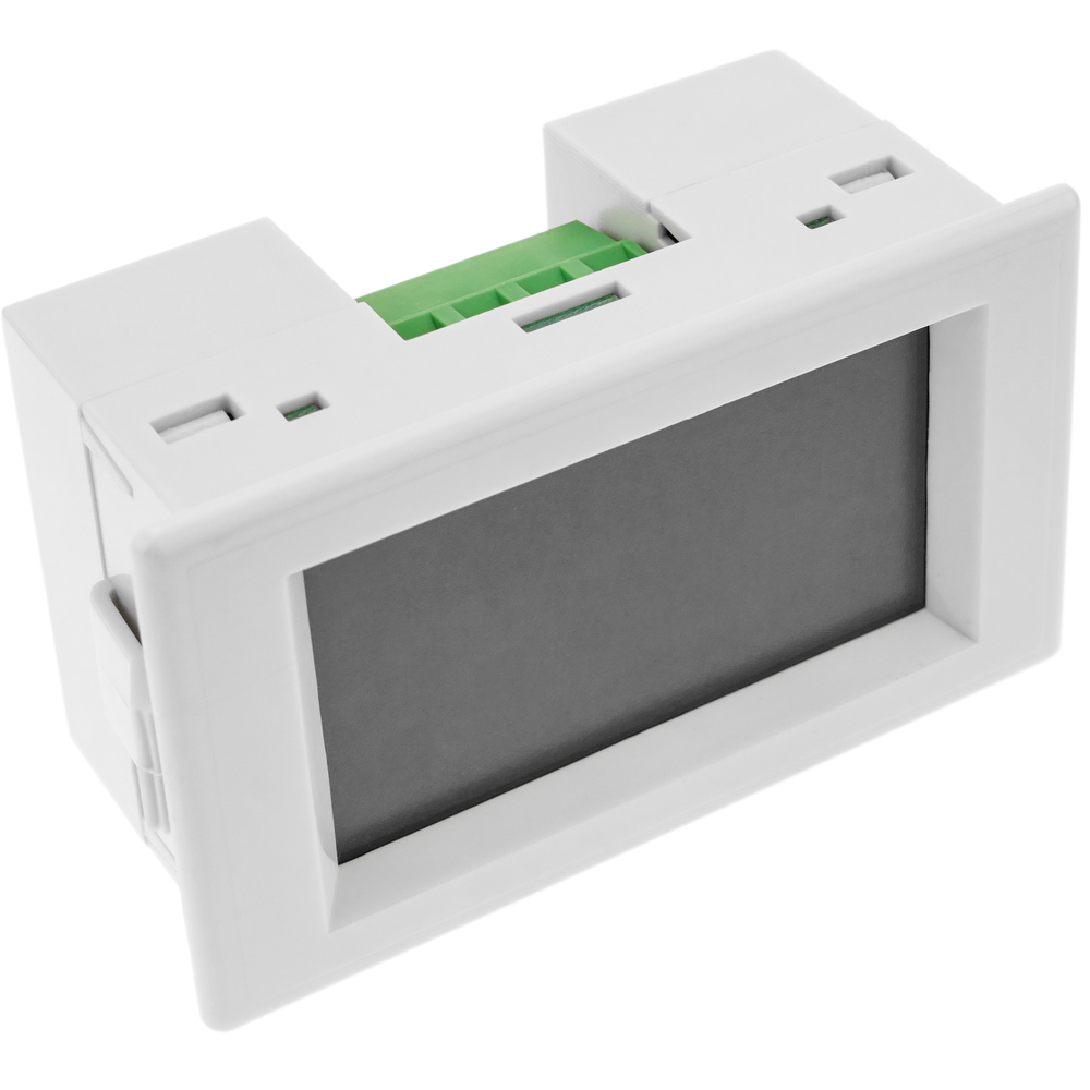 Bematik - Écran LCD à 3 chiffres et avec ampèremètre 0 - 1999 A pour panneau blanc - Appareils de mesure