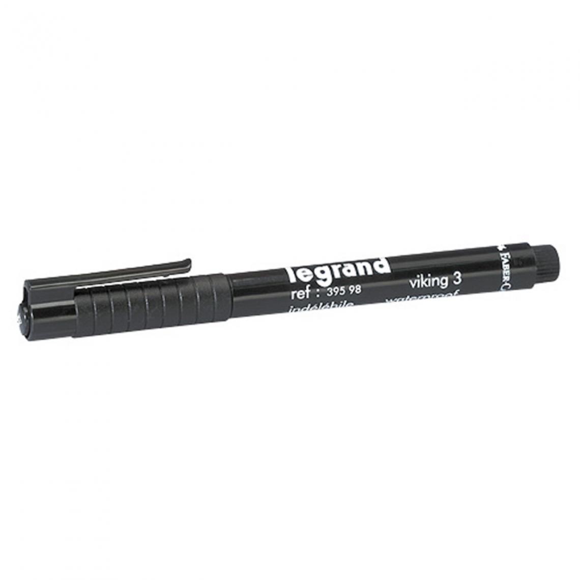 Legrand - stylo marqueur noir indélébile legrand 39598 - Accessoires de câblage