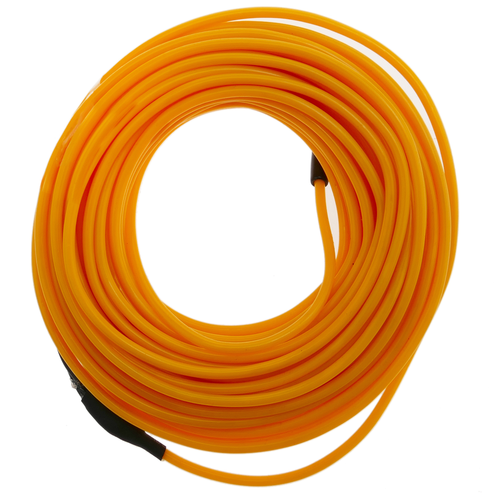 Bematik - Électroluminescent câble 2.3mm or en bobine de 10m connecté à 220VAC - Fils et câbles électriques