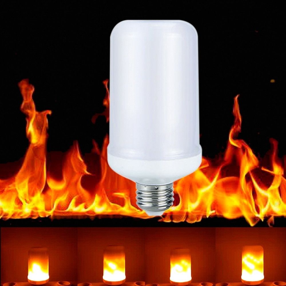 Wewoo - E27 / E26 3528 SMD 99 LED 3 modes Flame LightAC 85-265V - Ampoules LED