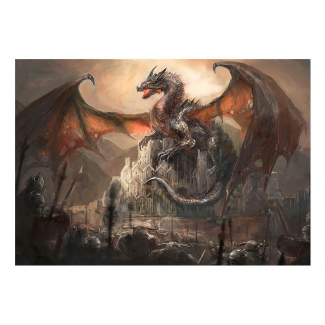 Artgeist - Papier peint - Dragon castle .Taille : 200x140 - Papier peint
