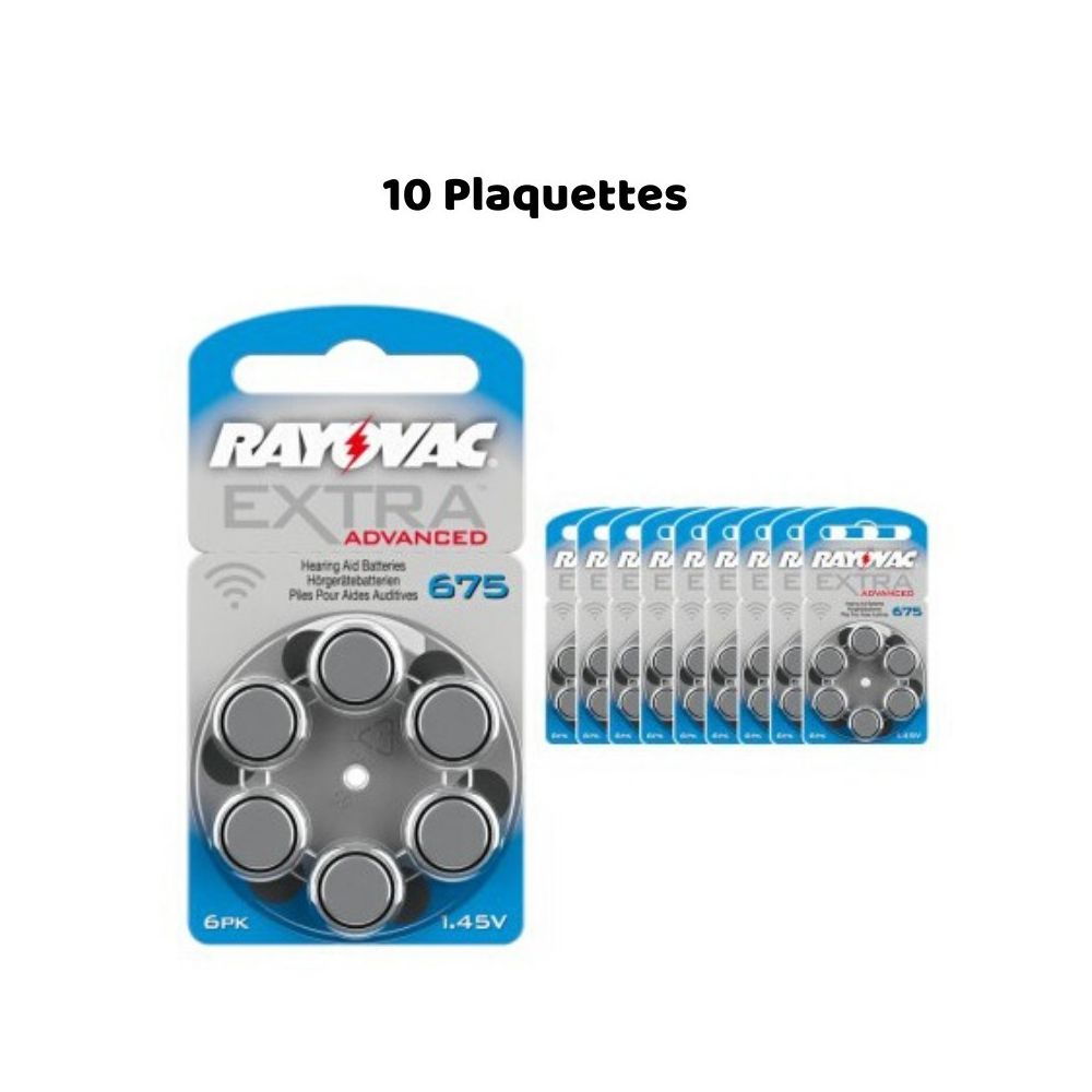 Rayovac - Piles Auditives Rayovac 675, 10 Plaquettes - Piles rechargeables