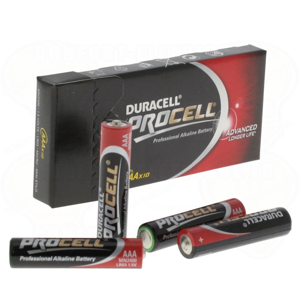Duracell - pile lr03 aaa duracell procell x10 - Piles standard