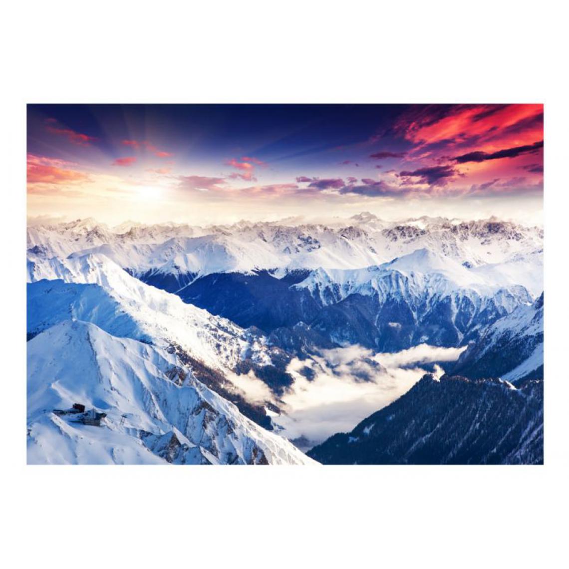 Artgeist - Papier peint - Magnificent Alps .Taille : 200x140 - Papier peint