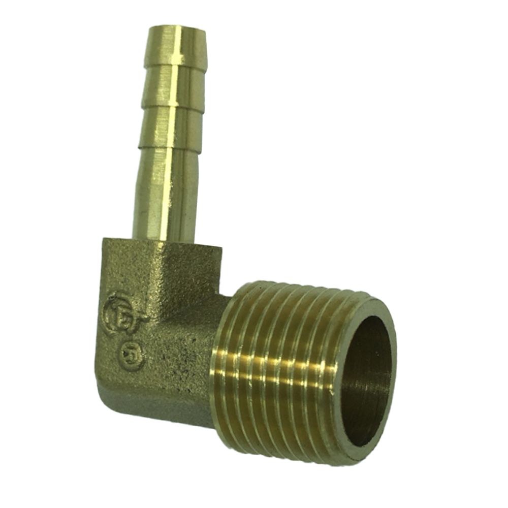 marque generique - Raccord de tuyau barbelé en laiton avec connecteur 16x16mm pour tuyau flexible à 90 degrés - Adaptateurs