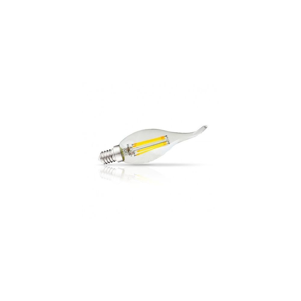 Vision-El - Ampoule LED E14 Filament Coup de vent 4W 2700 K Blister x 3 - Ampoules LED