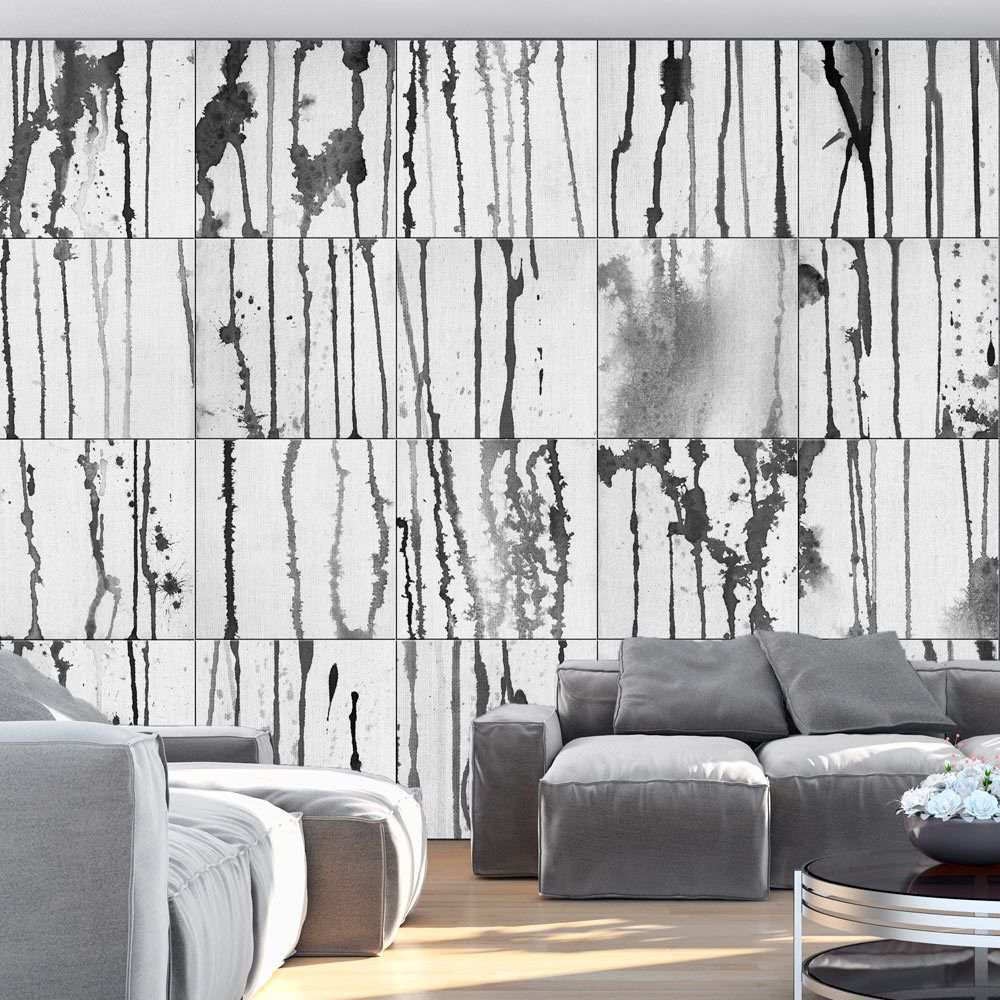 Bimago - Papier peint - Grey Torrents - Décoration, image, art | Deko Panels | 50x1000 cm | - Papier peint