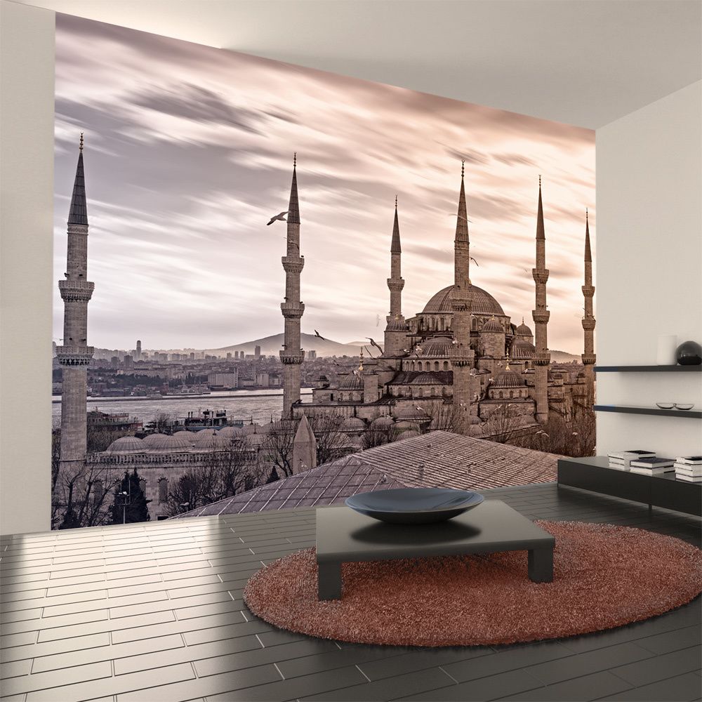 Bimago - Papier peint | La Mosquée bleue, Istanbul | 200x154 | | - Papier peint