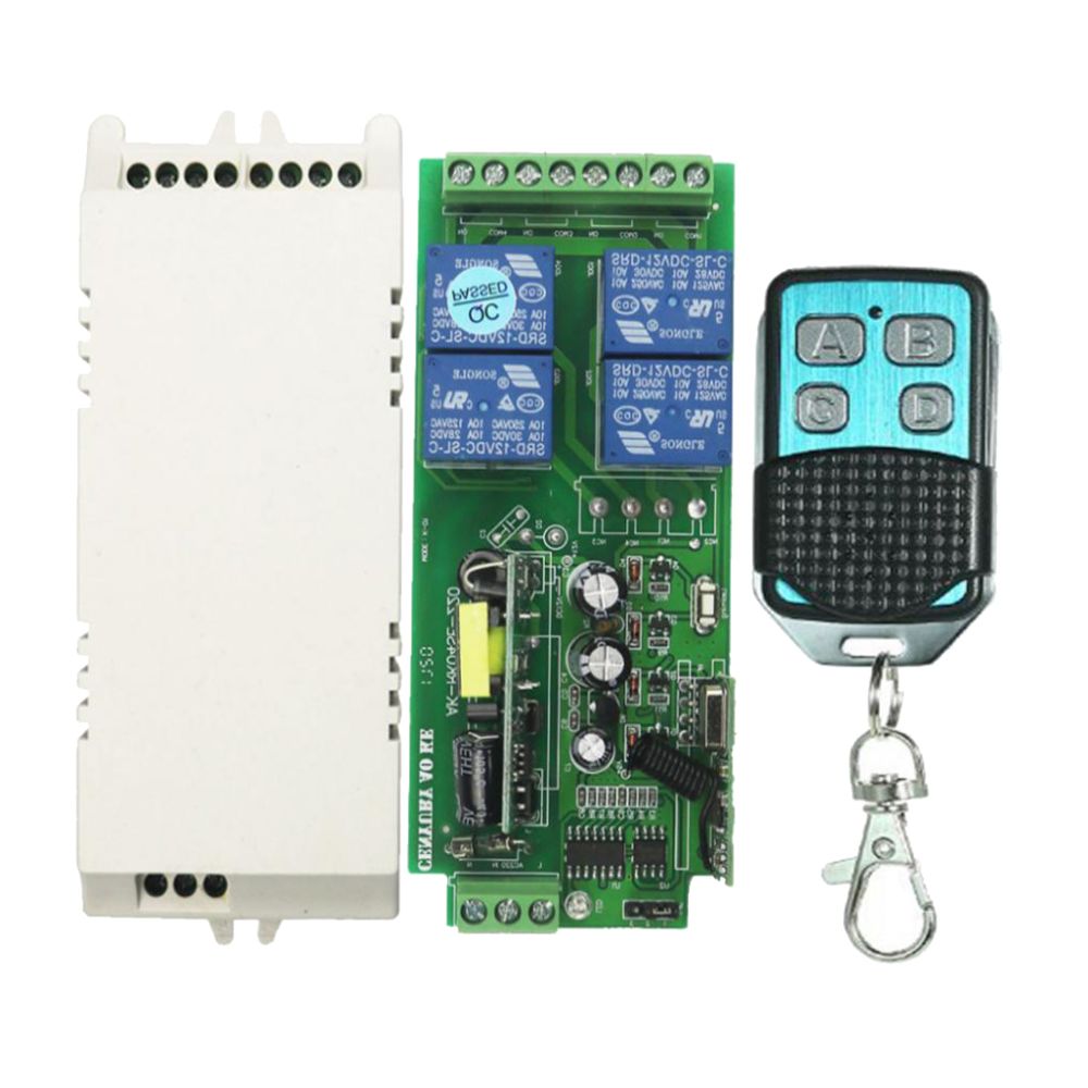 marque generique - 433mhz 4ch sans fil télécommande relais commutateur récepteur 4 boutons type 1 - Appareils de mesure