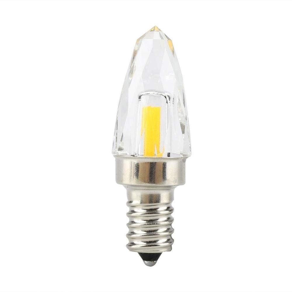 Wewoo - E12 4W COB LED Ampoule en verre à filamentAC 110-130V blanc froid - Ampoules LED