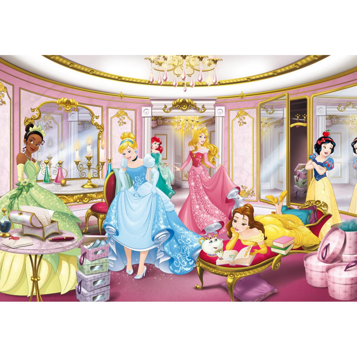 Komar - Papier Peint Photo Les Princesses Disney dans leur dressing 368cm x 254cm - Papier peint
