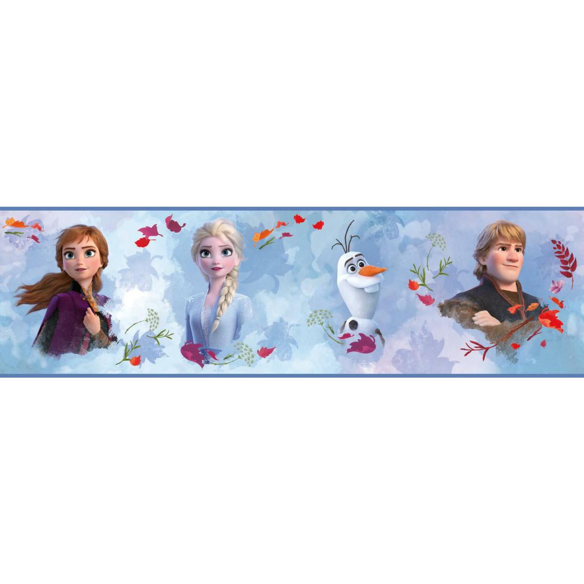 Roommates - Frise adhésive Frozen 2 - La Reine des neiges II DISNEY - 15,24 cm x 4.57 m - Frise murale