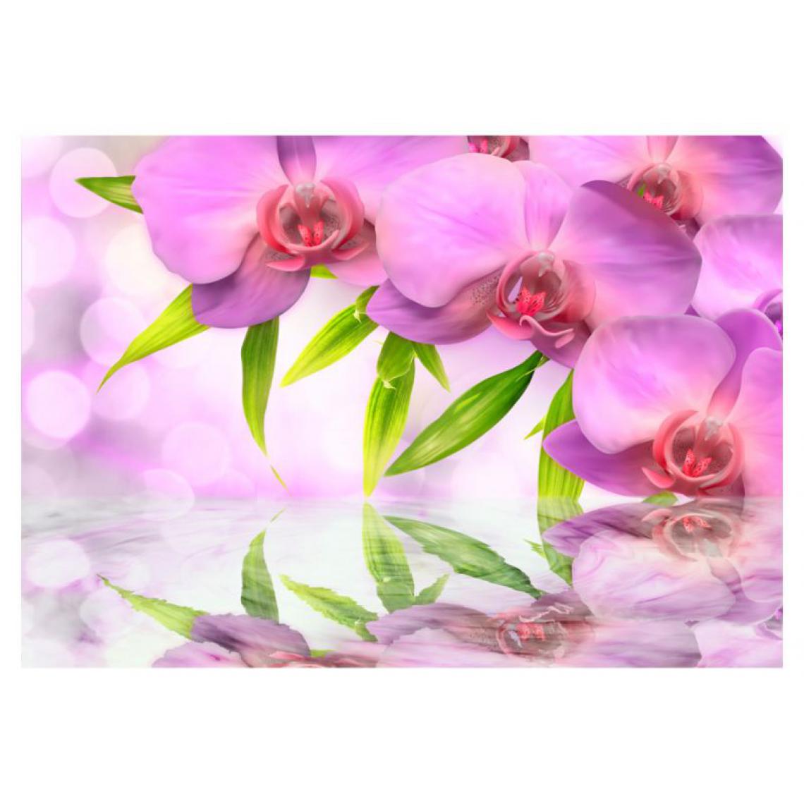 Artgeist - Papier peint - Orchids in lilac colour .Taille : 350x245 - Papier peint