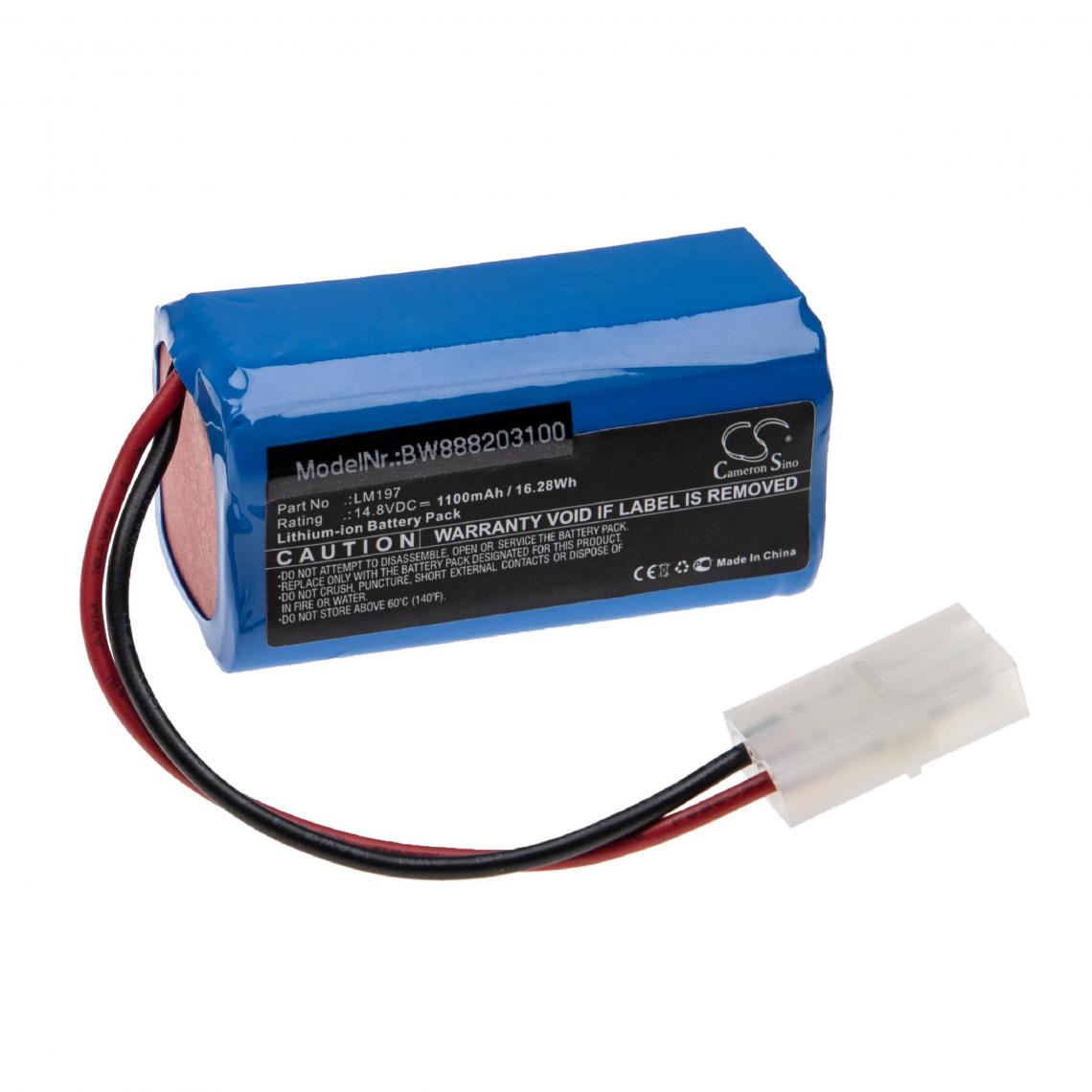 Vhbw - vhbw Batterie compatible avec Spring ECG-903A appareil médical (1100mAh, 14,8V, Li-ion) - Piles spécifiques