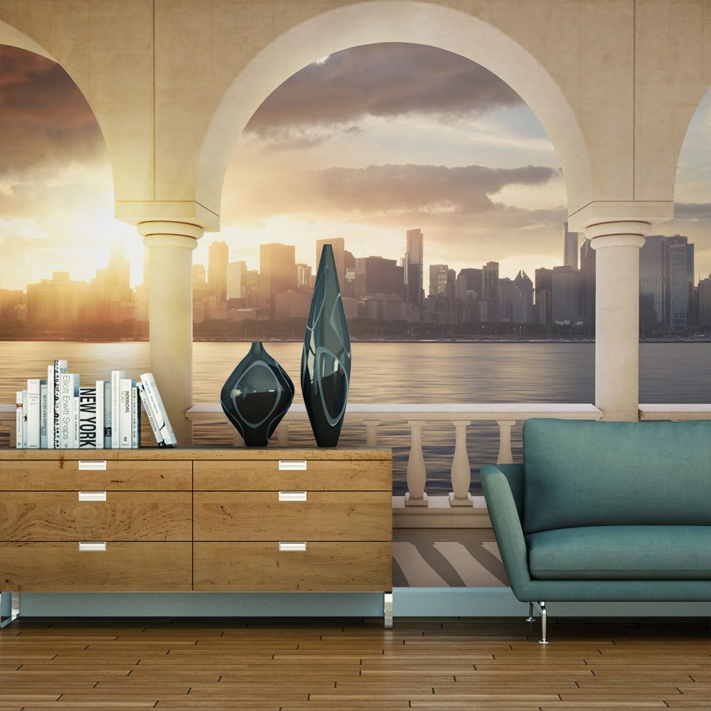 Bimago - Papier peint - Dream about New York - Décoration, image, art | Ville et Architecture | New York | 450x270 cm | XXl - Grand Format | - Papier peint