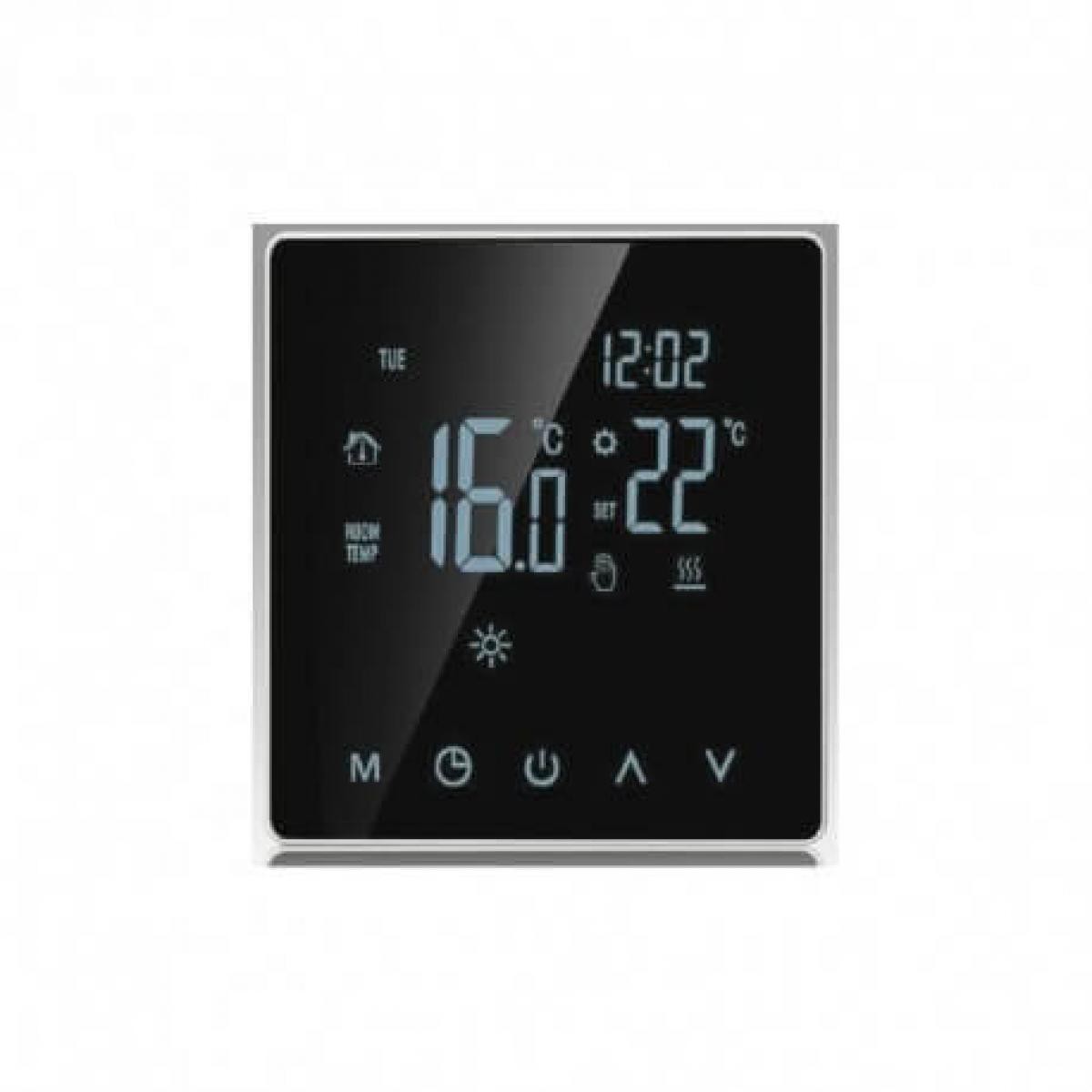 Desineo - Thermostat tactile 16A 230V affichage digital pour plancher chauffant, chauffage au sol - Plancher