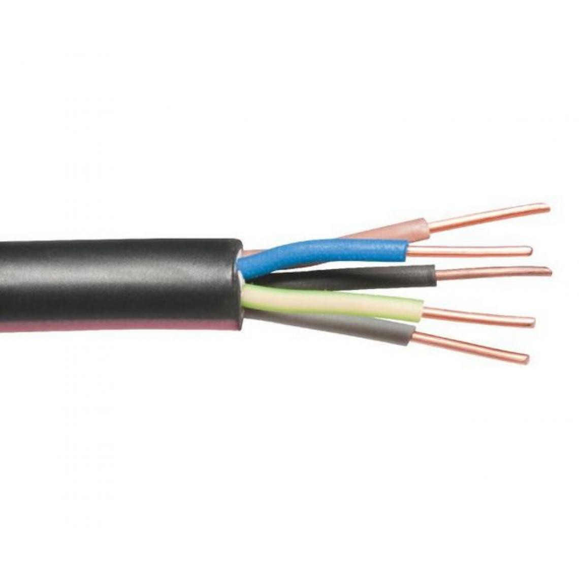 Lynelec - Lynelec - Câble industriel rigide U 1000 R2V 5G1.5 mm² Ø 13 mm 100 m - Cordons d'alimentation