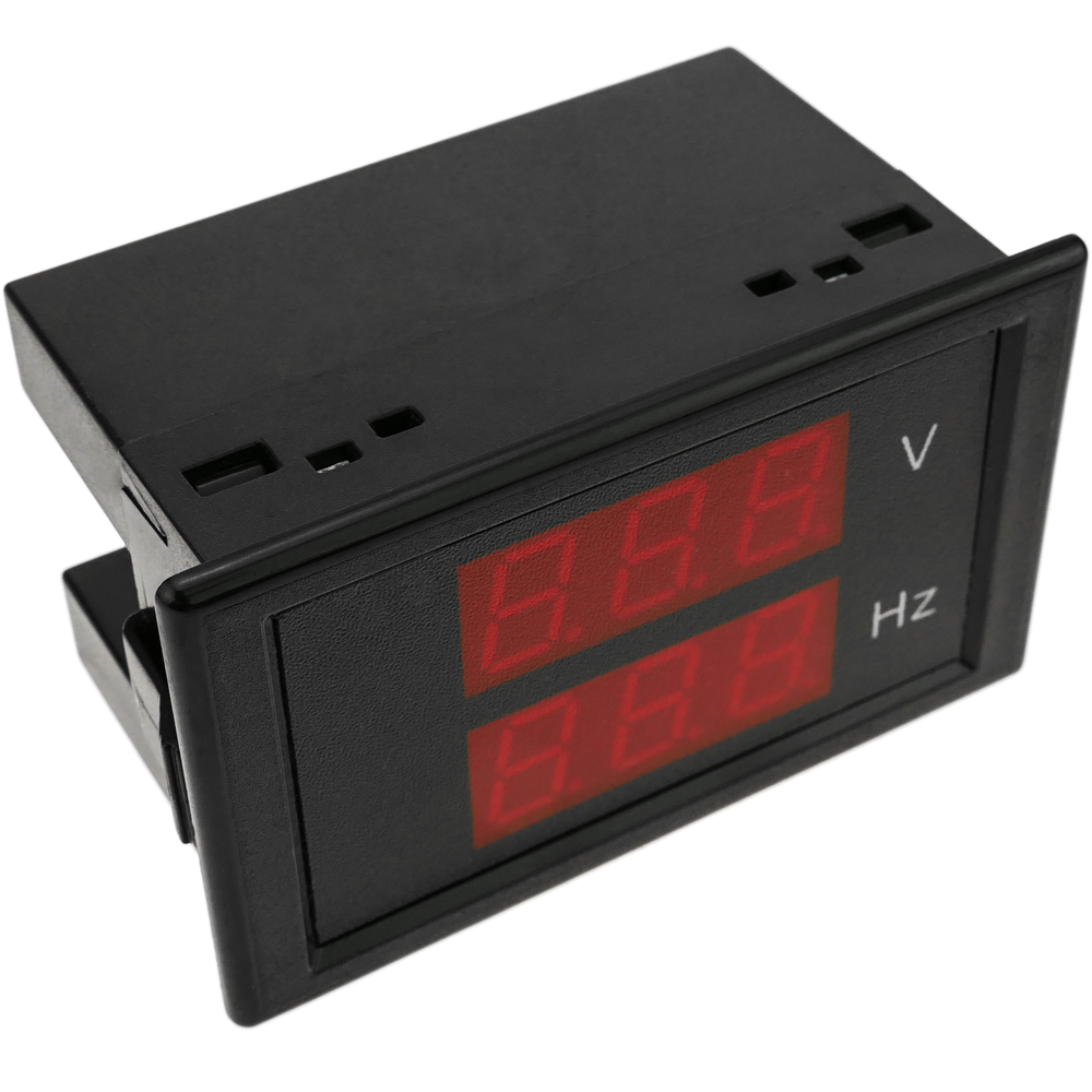 Bematik - Affichage LCD à 3 chiffres avec voltmètre 80-300VAC 200-450VDC 45-65Hz pour panneau noir - Appareils de mesure