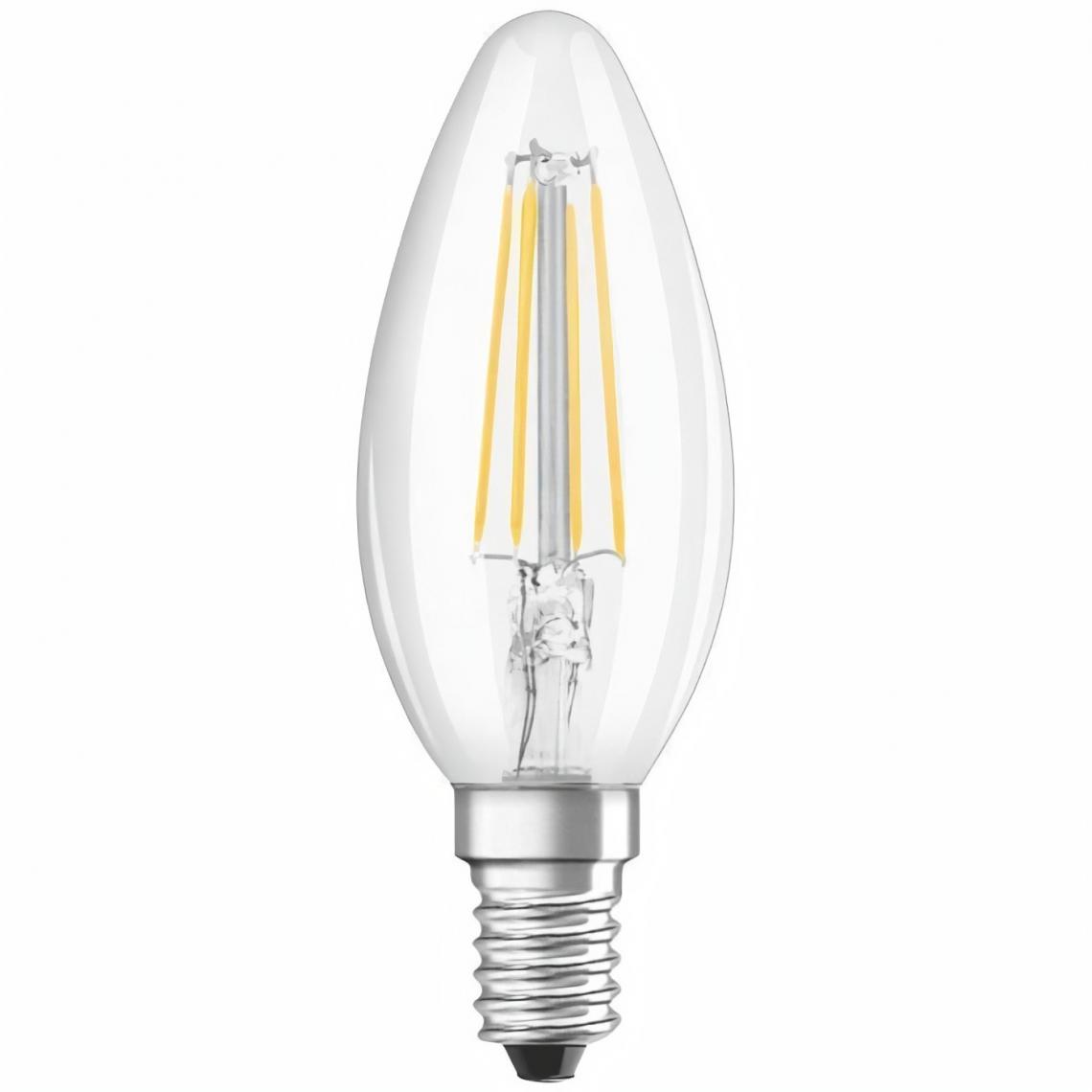Osram - OSRAM Ampoule LED Flamme clair filament 4W=40 E14 froid - Ampoules LED
