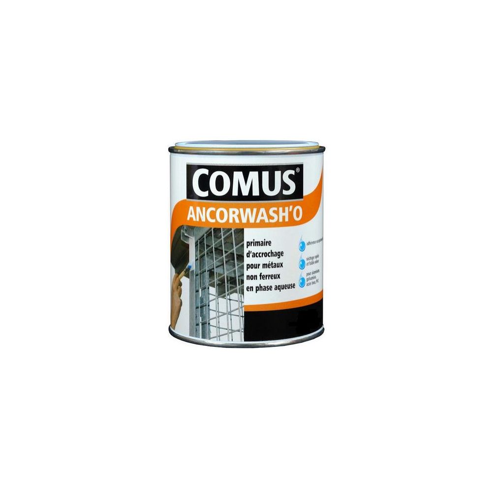 Comus - Comus - Peinture primaire support difficile ANCORWASH'O 0,75L blanc - 28245 - Peinture intérieure
