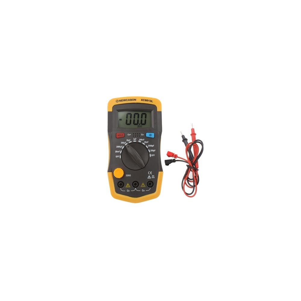 Wewoo - Jaune Capacitor Meter Testeur 6013 XC6013L - Appareils de mesure