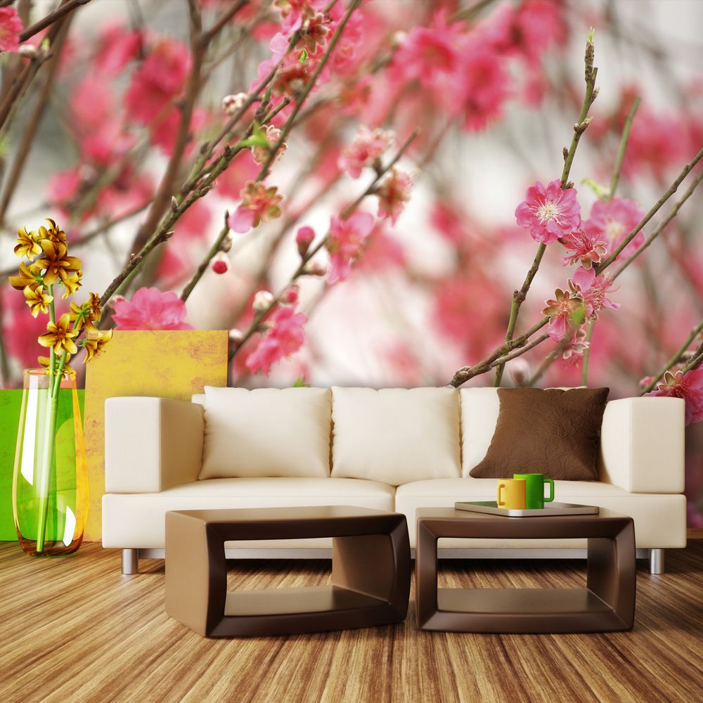 Bimago - Papier peint | Blooming tree | 400x309 | Fleurs | Autres fleurs | - Papier peint