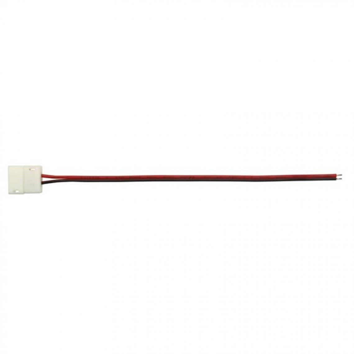 Perel - Câble Avec 1 Connecteur Push Pour Bande À Led Flexible - 8 Mm - 1 Couleur - Fils et câbles électriques
