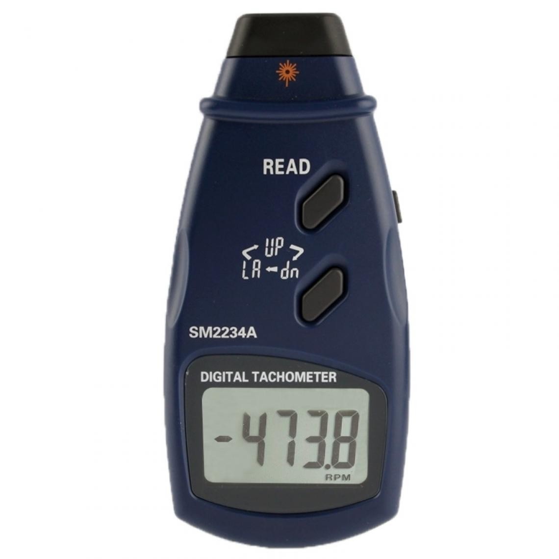Wewoo - Tachymètre numérique de photo laser sans contact RPM Tach SM2234A - Appareils de mesure