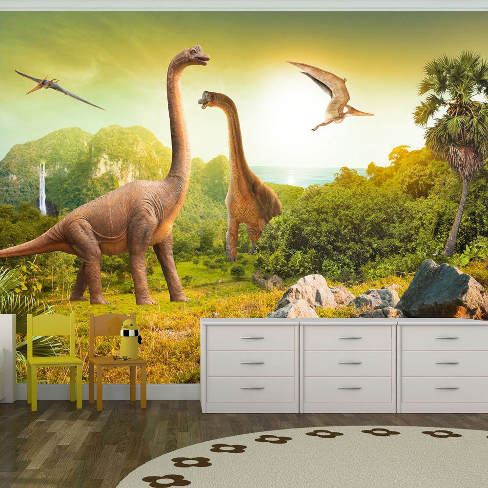 marque generique - 400x280 Papier peint Pour enfants Inedit Dinosaurs - Papier peint