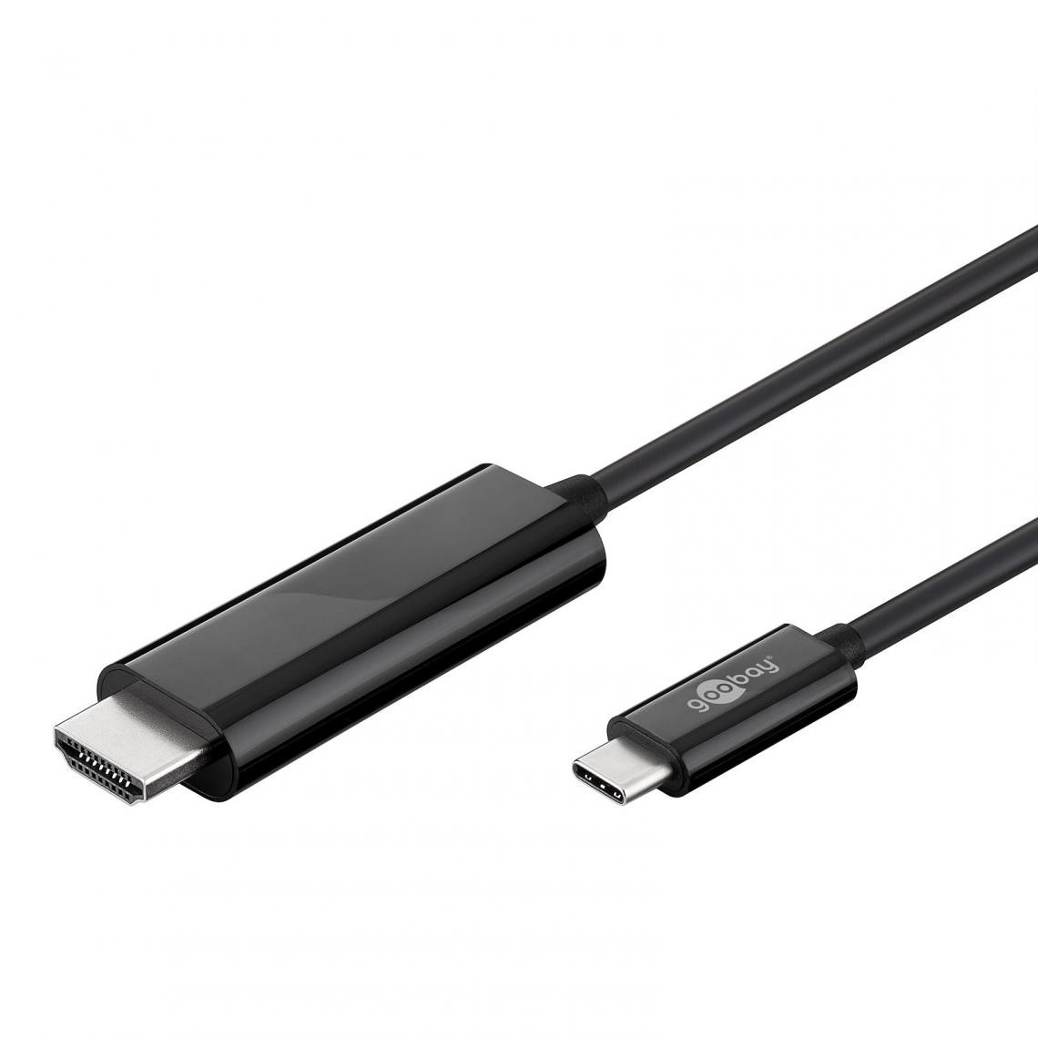 Goobay - Câble USB 3.1 Type-C / HDMI (M/M) - Adaptateurs