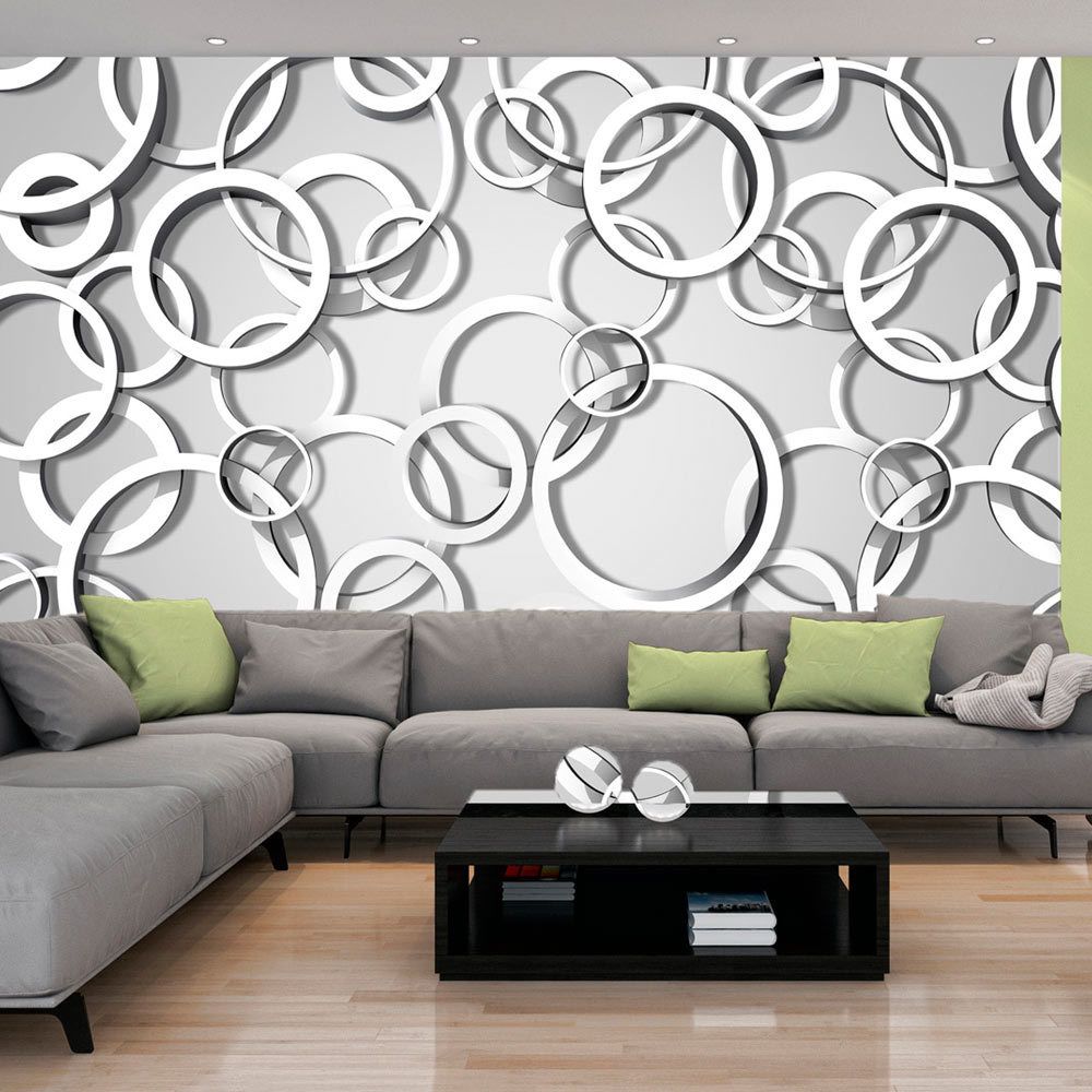 Bimago - Papier peint - Vicious circles - Décoration, image, art | Abstractions | Moderne | - Papier peint