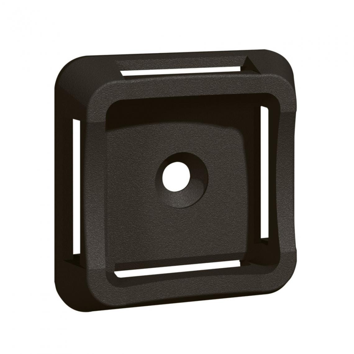 Legrand - embase adhésive noir 38 x 38 mm - legrand colring - lot de 50 - Accessoires de câblage