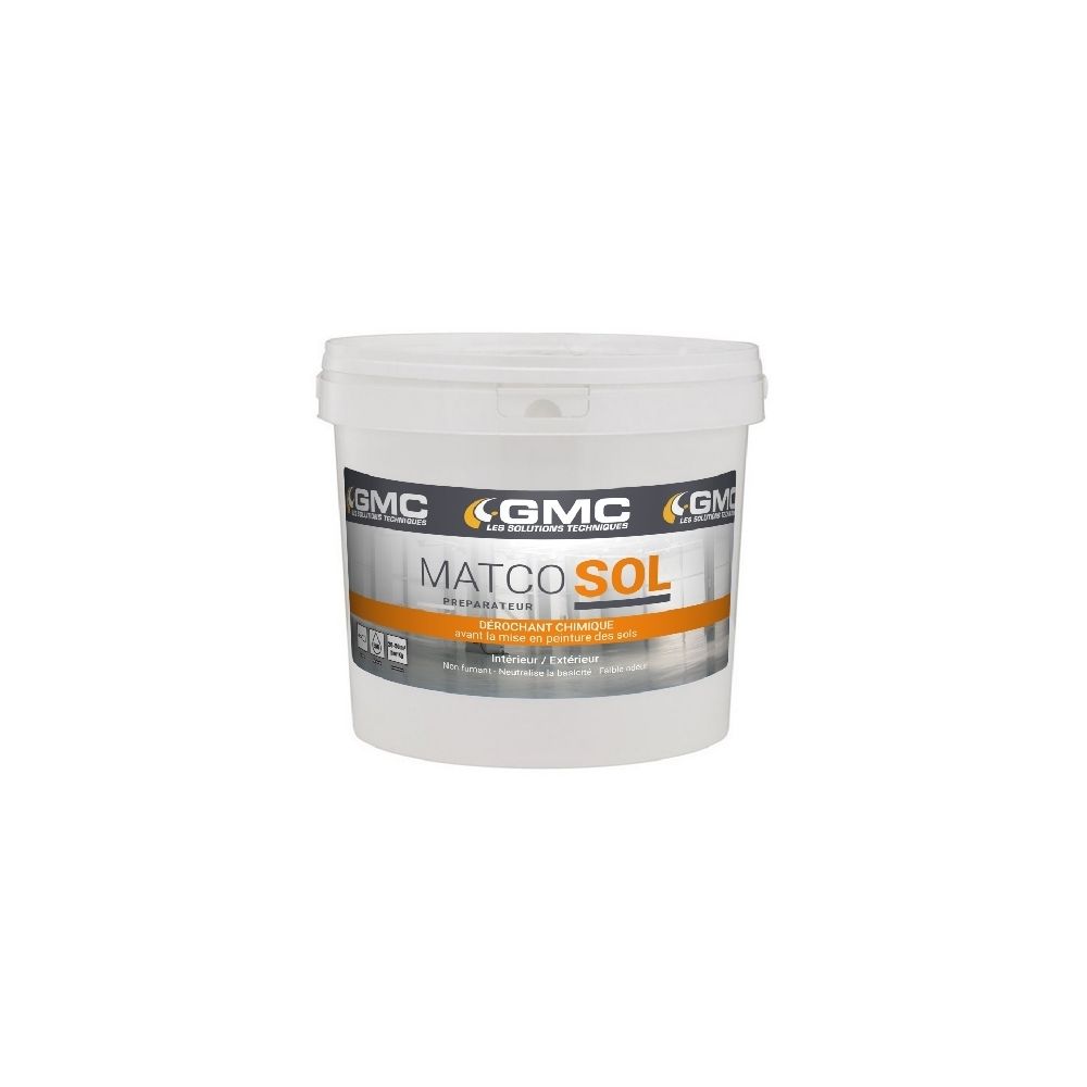 Gmc - MATCOSOL PREPARATEUR 5L - Décrochant chimique avant mise en peinture des bétons neufs ou à rénover - GMC - Peinture intérieure