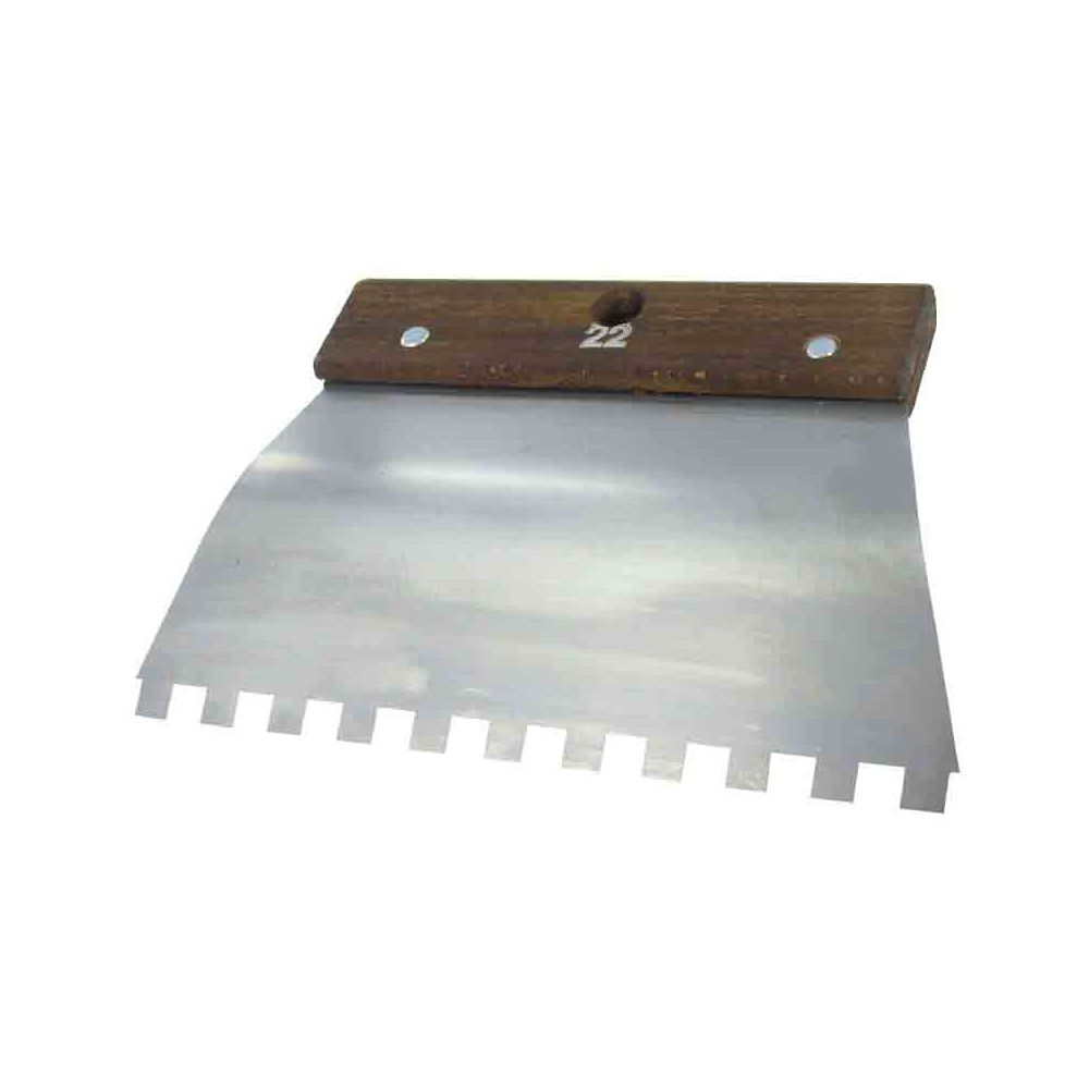 Outibat - OUTIBAT - Peigne acier cambré - Denture carrée 10 x 10 mm - Produit de réparation pour parquet