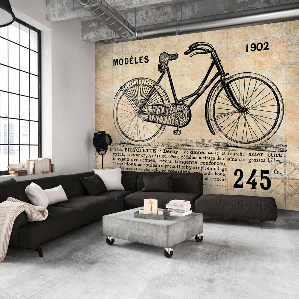 marque generique - 300x210 Papier peint Vintage et Retro Superbe Vélo ancien - Papier peint