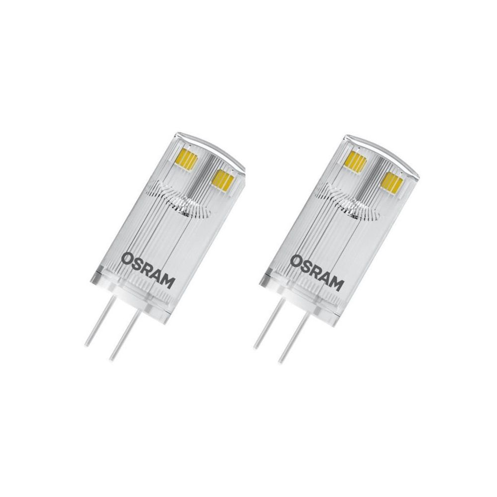Osram - OSRAM Lot de 2 Ampoules capsules LED G4 claires 0,9 W équivalent a 10 W blanc chaud - Ampoules LED