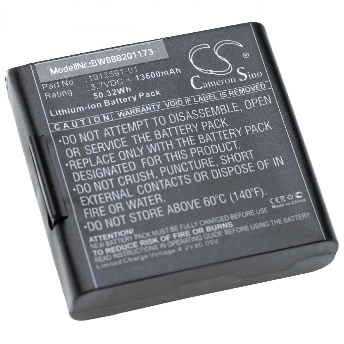 Vhbw - vhbw batterie remplace 1013591-01 pour scanner portable handheld (13600mAh, 3,7V, Li-Ion) - Piles rechargeables