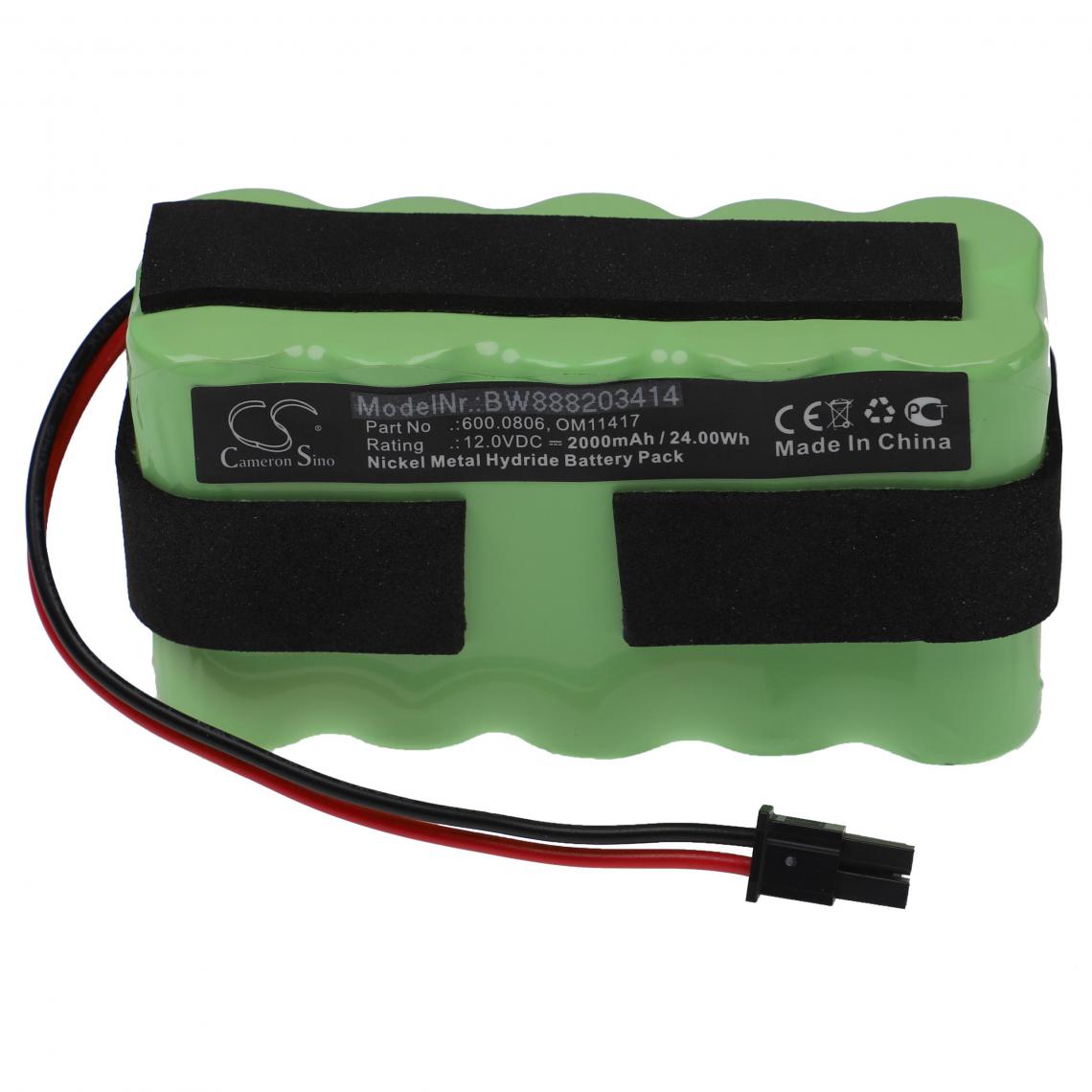 Vhbw - vhbw Batterie compatible avec Medela Clario appareil médical (2000mAh, 12V, NiMH) - Piles spécifiques