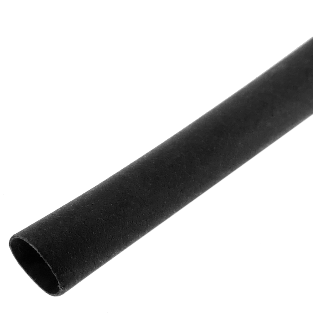 Bematik - Gaine thermorétractable noir 2.0 mm rouleau de 15 m - Fils et câbles électriques
