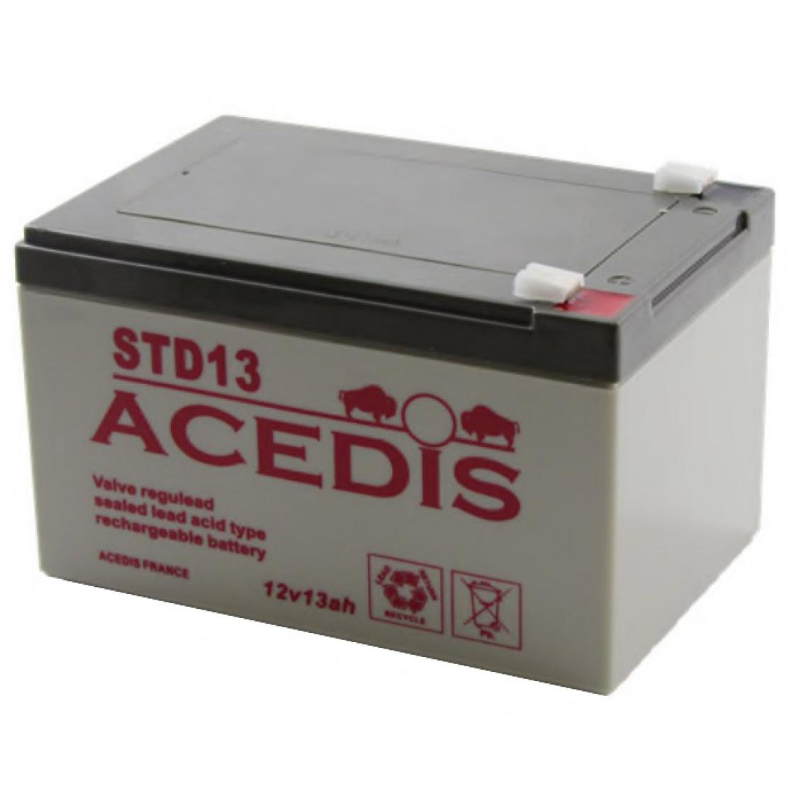 Divers Marques - Batterie AGM étanche - ACEDIS STD 13 - 12V 13.3Ah gamme VO - Piles rechargeables