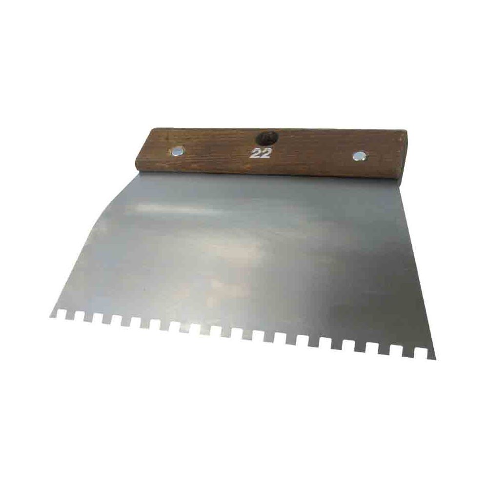 Outibat - OUTIBAT - Peigne acier cambré - Denture carrée 6 x 6 mm - Produit de réparation pour parquet