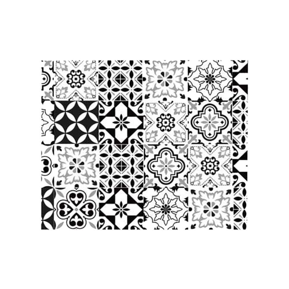 Sudtrading - Rouleau Sticker Carreaux de Ciment 45 x 150 cm - Papier peint