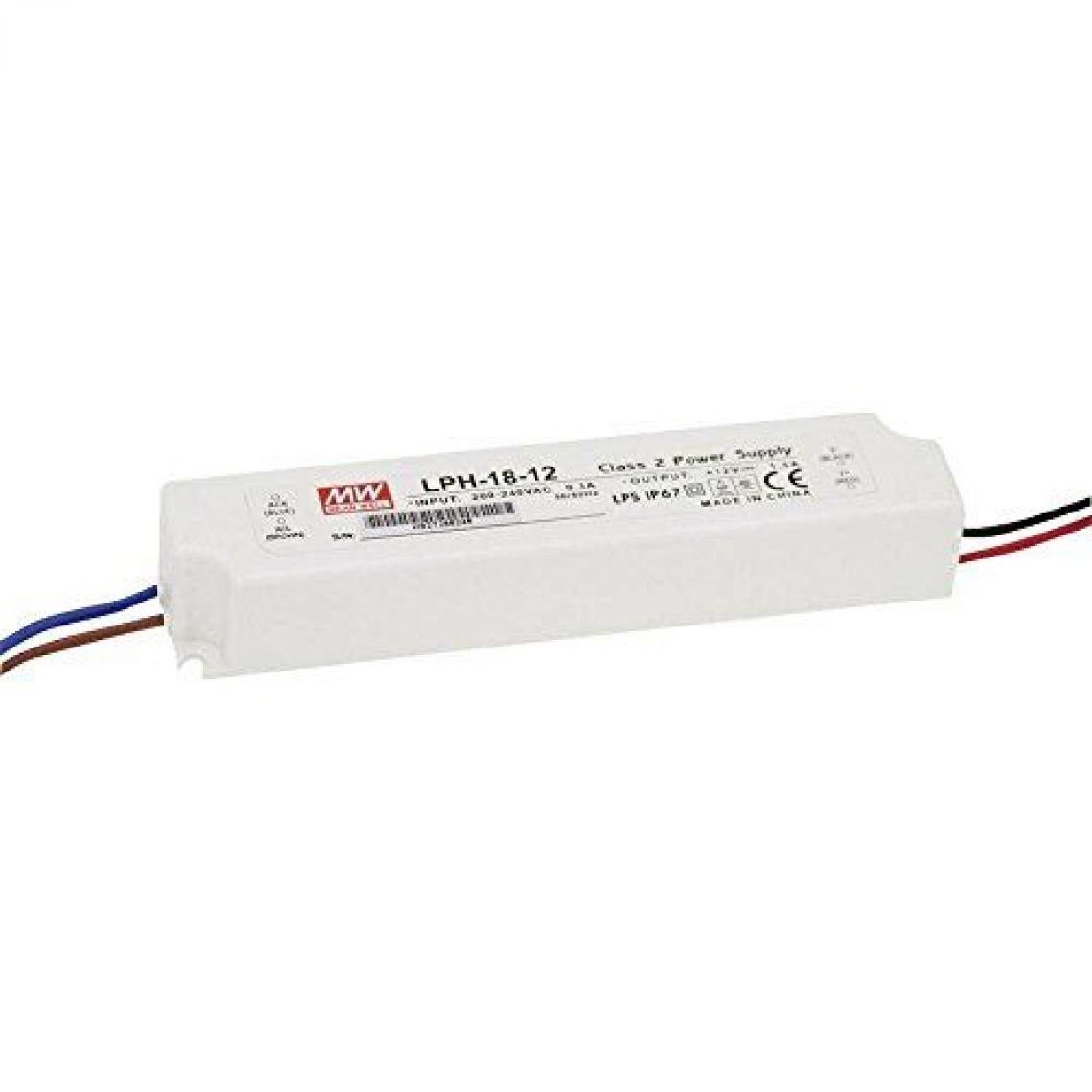 Inconnu - Driver LED Mean Well LPH-18-12 12 V DC 1,5 A - Convertisseurs