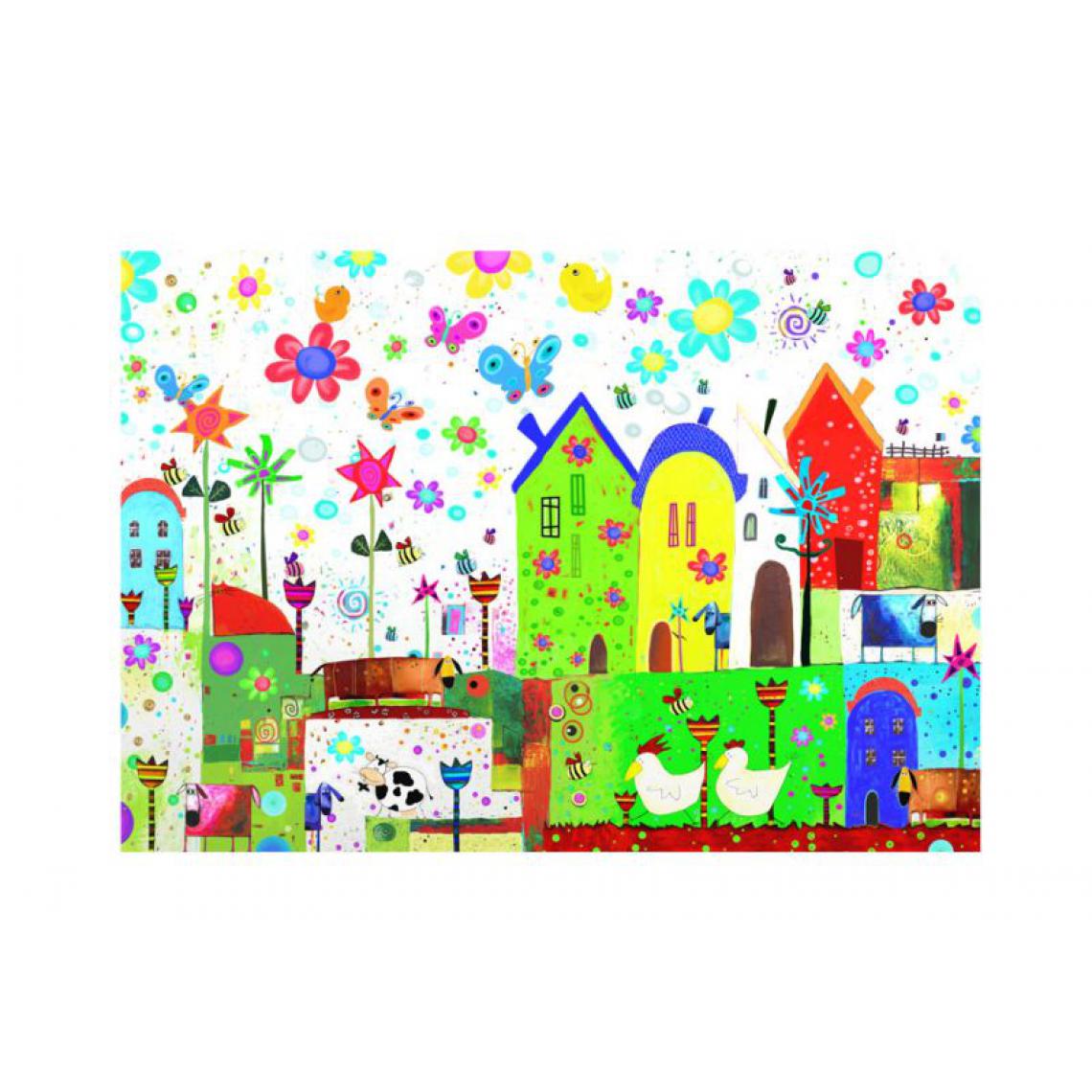 Artgeist - Papier peint - Happy farm .Taille : 250x175 - Papier peint