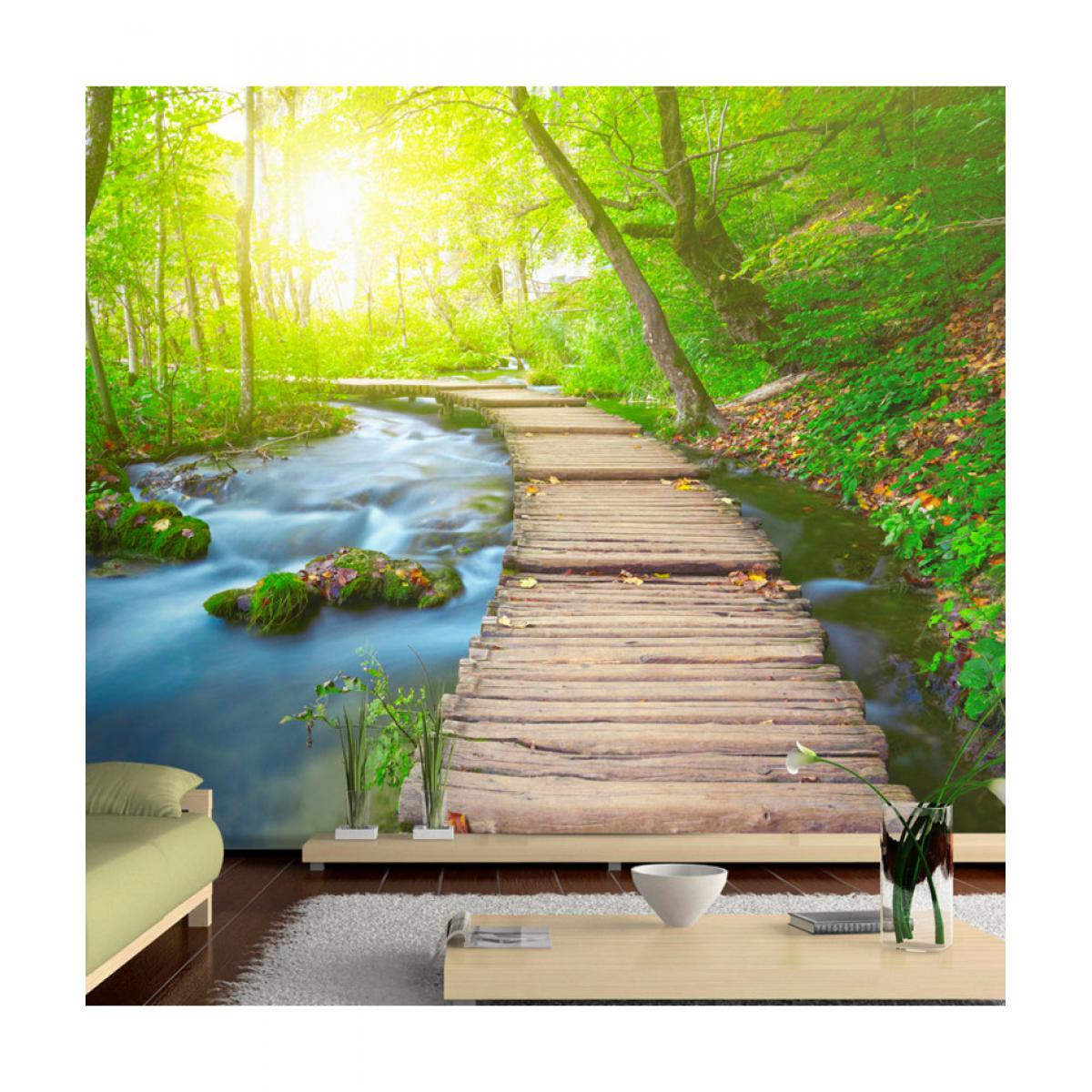 Artgeist - Papier peint - Green forest 250x175 - Papier peint
