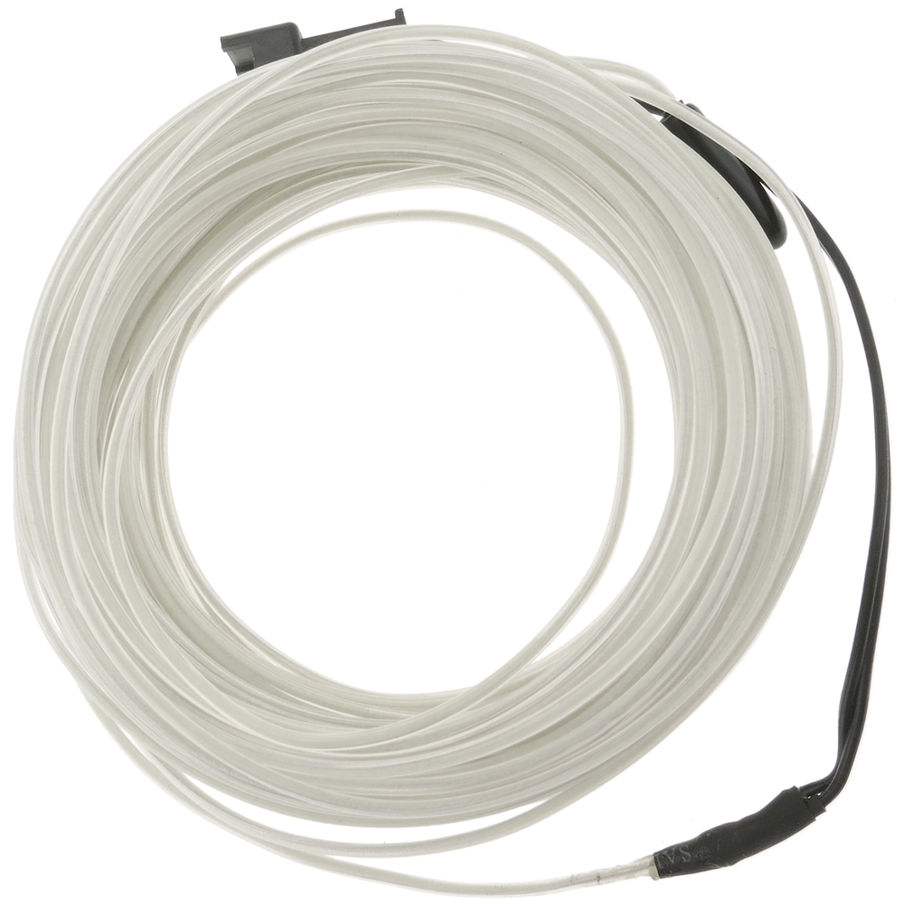 Bematik - Câble bobine de 10m de câble de 1,3 mm transparente électro-blanc connecté à 220VAC - Fils et câbles électriques