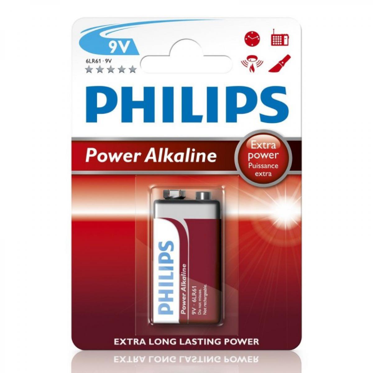 Camelion - Pack de 1 pile Philips Alcaline 9V - Piles spécifiques