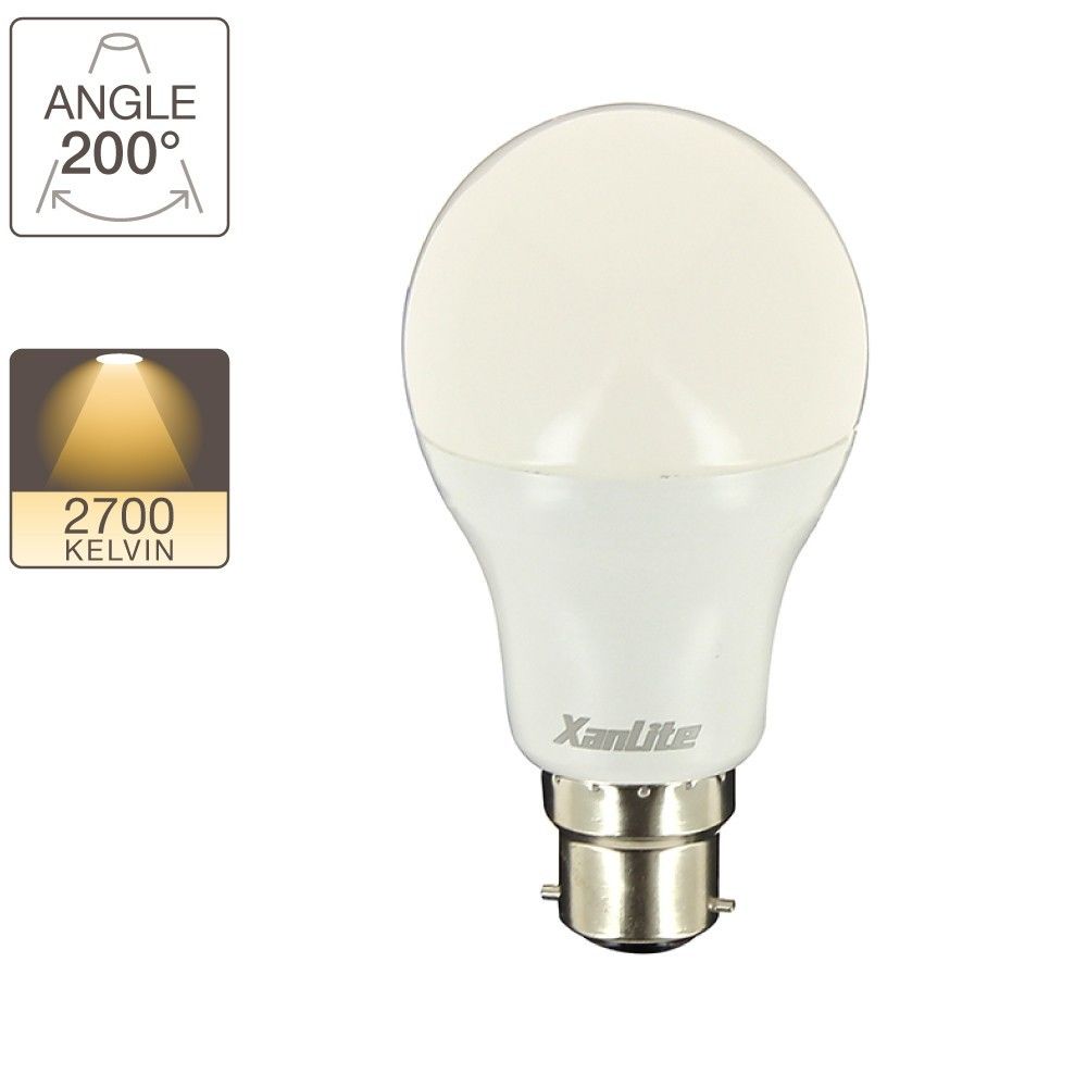 Xanlite - Ampoule LED A60, cuLot B22, classique - Ampoules LED